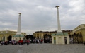 Toeristenstroom bij Schönbrunn