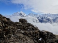 Uitzicht richting Wetterhorn en Schreckhorn