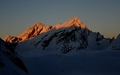 Altels en Rinderhorn bij zonsondergang