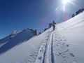 Beklimming van het Daubenjoch