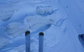Boven de Titlisgletscher