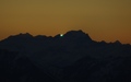 Zonsondergang achter de Tödi