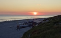 Zonsondergang strand Westerschouwen