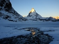 Riffelsee zonsopkomst