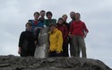 Groepsfoto op Ben Nevis (serieuze versie)