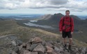 Stijn op de 'horns' van Beinn Alligin