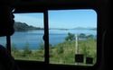 Warren kijkt uit over Loch Kishorn