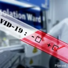 COVID-TESZT Mintavevő német munka autópálya pihenőben BW