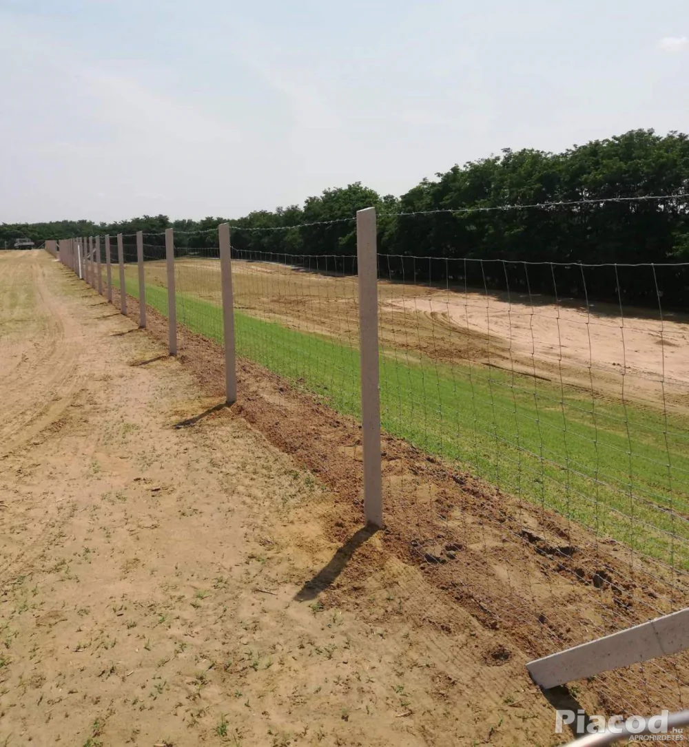 Kerítésépítés szuper áron. Vadháló, drótfonat, drótháló, oszlop