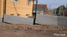 Kerítésépítés vadháló drótháló drótfonat oszlop kerítés