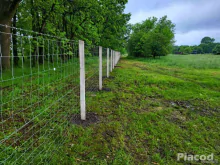 Drótfonat, vadháló, drótháló, drótkerítés, oszlop, kapu, kerítésépítés