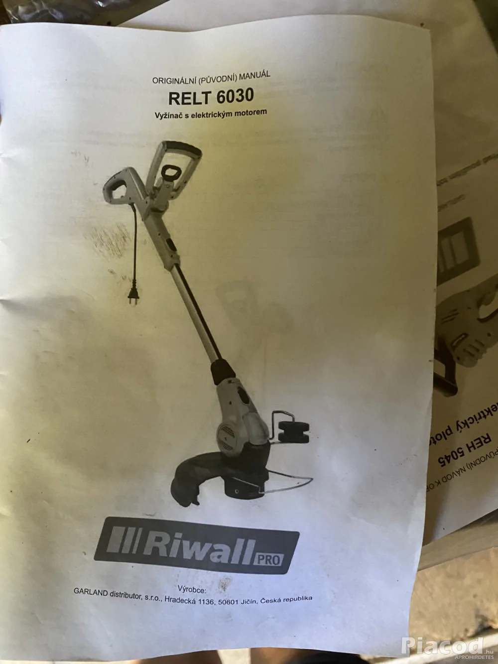 Eladó Riwall fűszegélyvágó