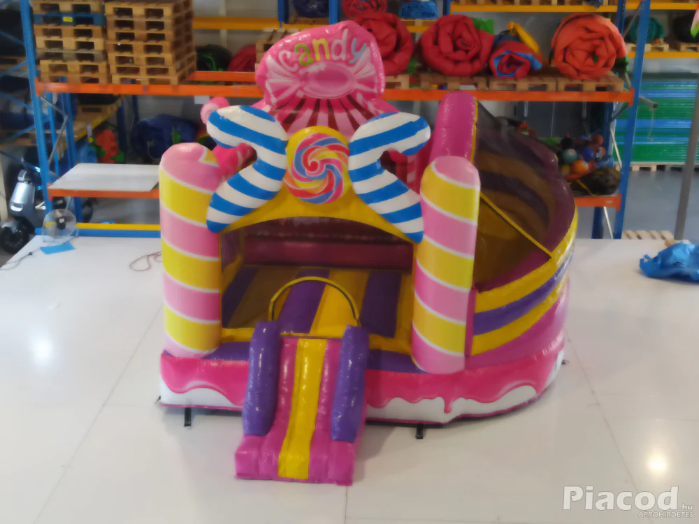 Eladó Mini Candy Csúszdás Ugráló (Légvár)