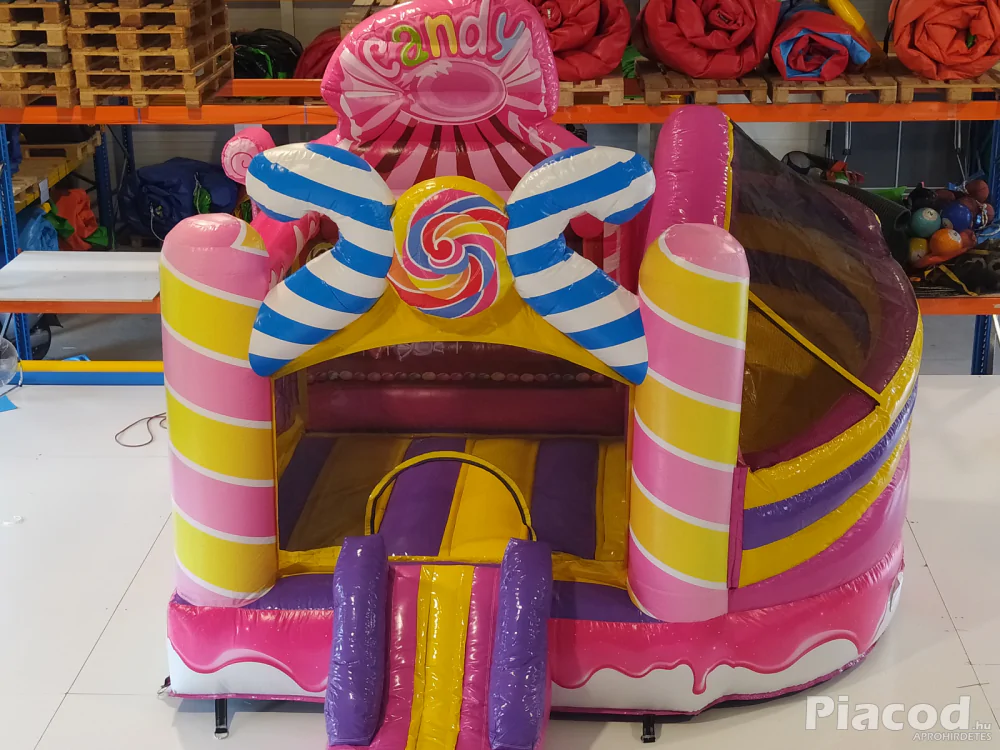 Eladó Mini Candy Csúszdás Ugráló (Légvár)