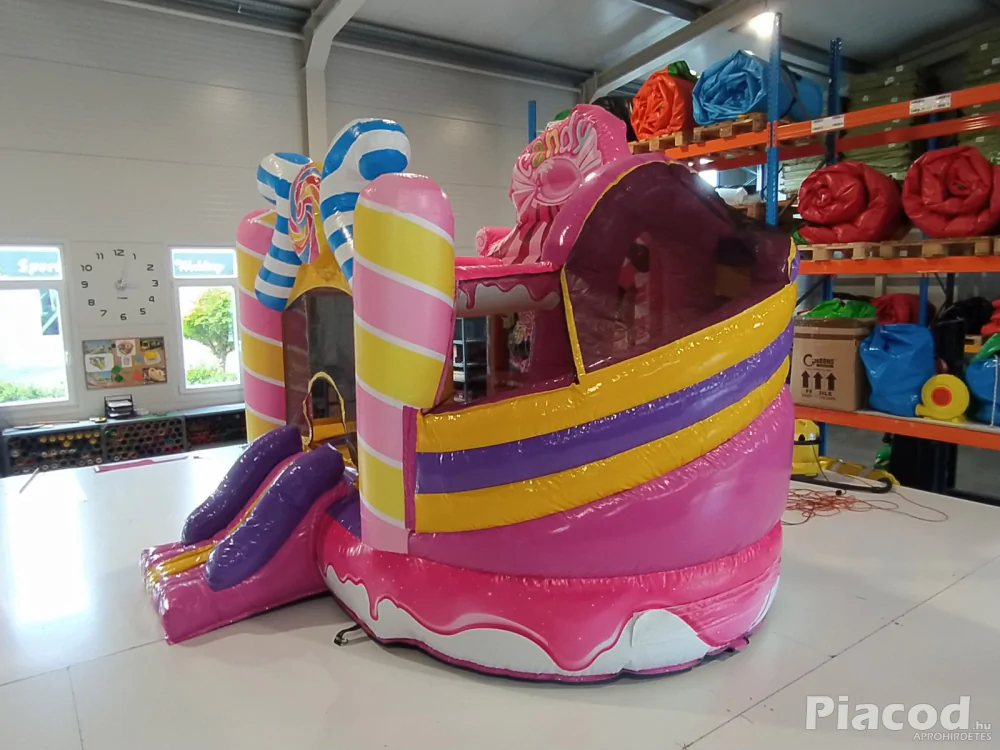 Bérelhető Mini Candy Csúszdás Ugráló