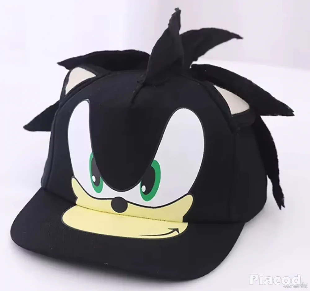 Sonic a sündisznó - Fekete Shadow sapka