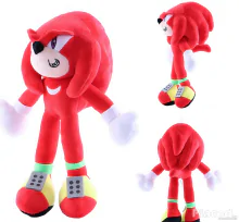 Sonic a sündisznó - Piros Knuckles plüss 20 cm
