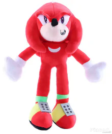 Sonic a sündisznó - Piros Knuckles plüss 20 cm