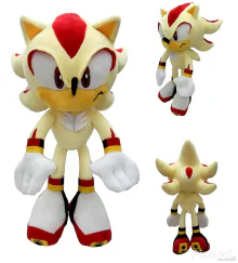 Sonic a sündisznó - Super Shadow Sonic plüss 28 cm