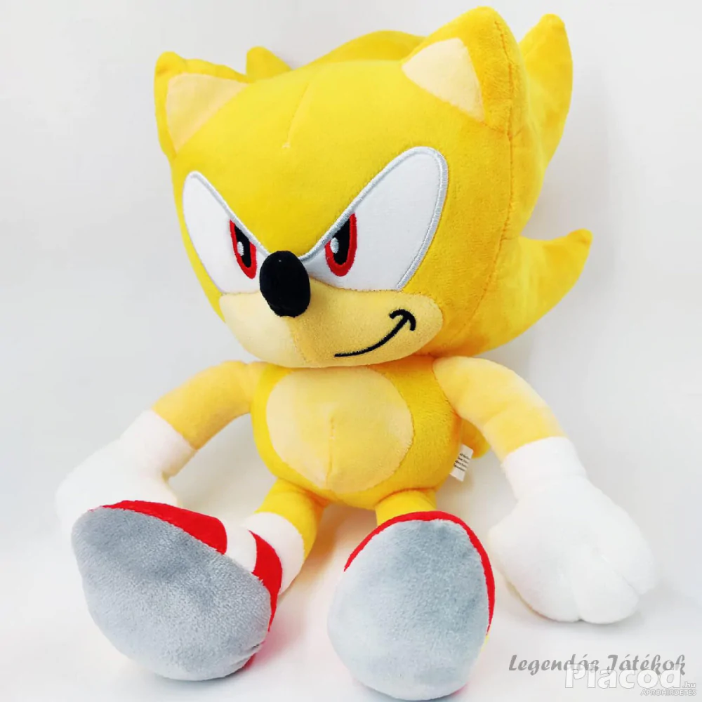 Sonic a sündisznó - Super Sonic plüss 30 cm