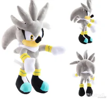 Sonic a sündisznó - Szürke Silver Sonic plüss 20 cm