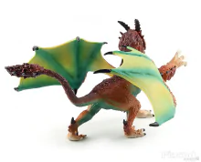 Barna földsárkány figura 20 cm