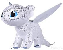 Így neveld a sárkányodat - Fényfúria plüss 40 cm foszforeszkál Dreamworks