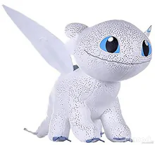 Így neveld a sárkányodat - Fényfúria plüss 40 cm foszforeszkál Dreamworks