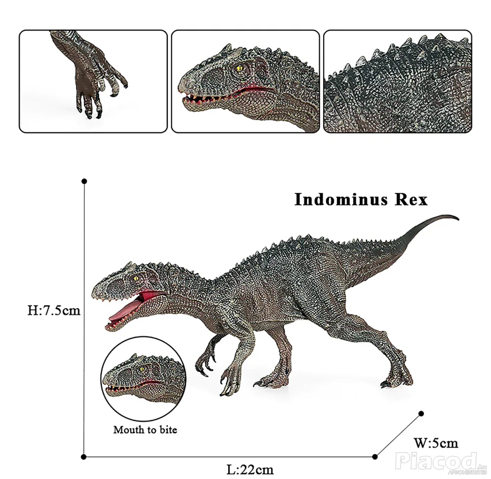 Jurassic World - Indominus Rex dinoszaurusz figura 14 cm