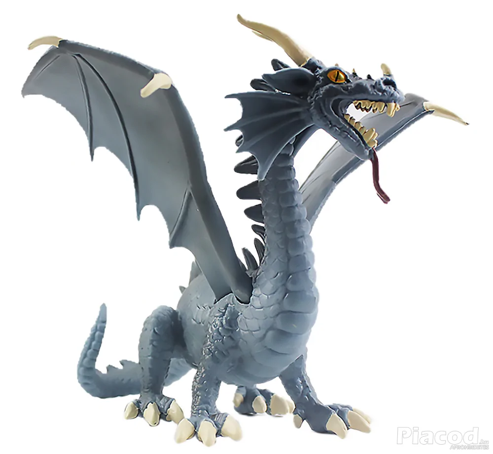 Kék sárkány figura 20 cm