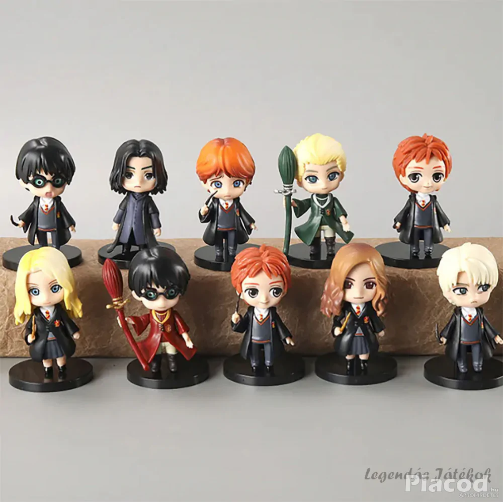 10 db-os Harry Potter figura szett 10 cm