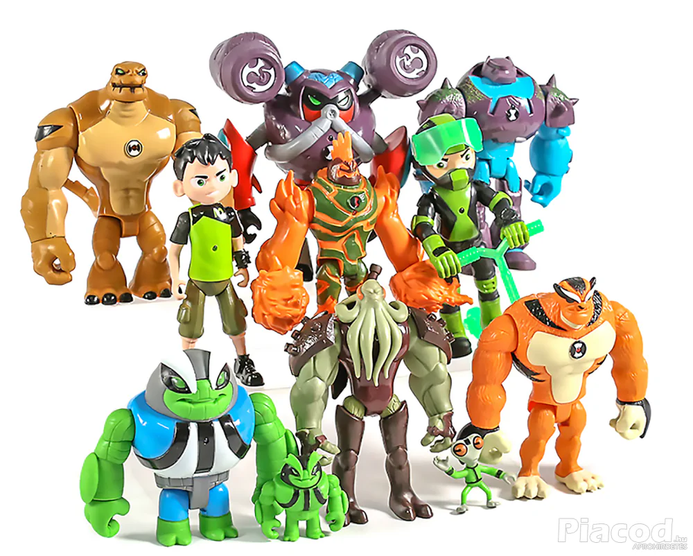 11 db-os Ben10 figura szett