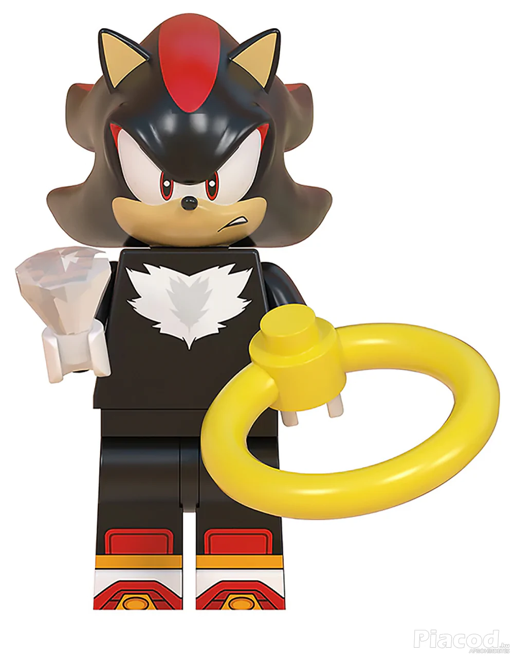 Sonic a sündisznó - Fekete Shadow Sonic mini figura Új! Készletről!