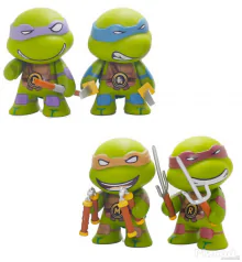 4 db-os Tini nindzsa figura szett 7 cm