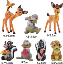 7 db-os Bambi figura szett Új! Készletről!