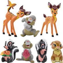 7 db-os Bambi figura szett Új! Készletről!