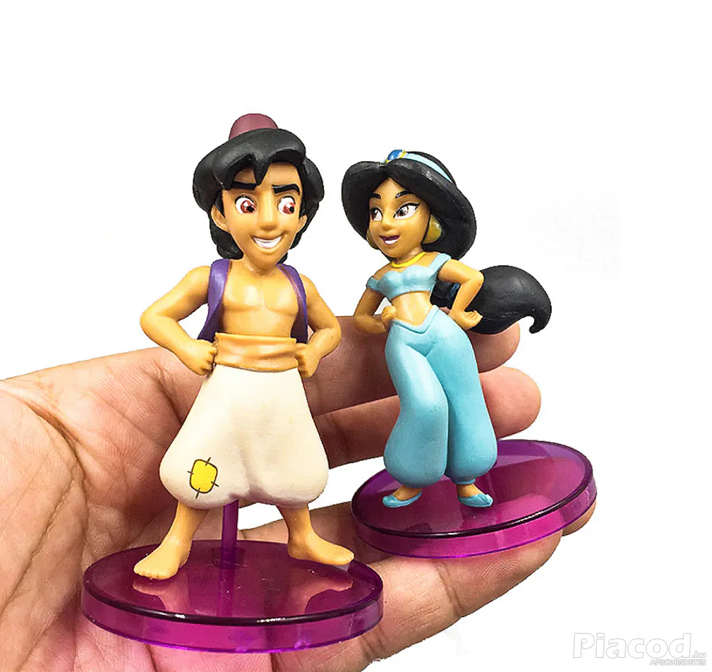 8 db-os Aladdin figura szett 9 cm