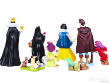 8 db-os Hófehérke szituációs figura szett