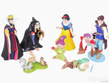 8 db-os Hófehérke szituációs figura szett