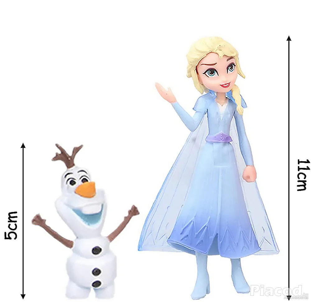9 db-os Jégvarázs Frozen figura szett