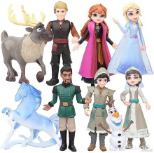 9 db-os Jégvarázs Frozen figura szett