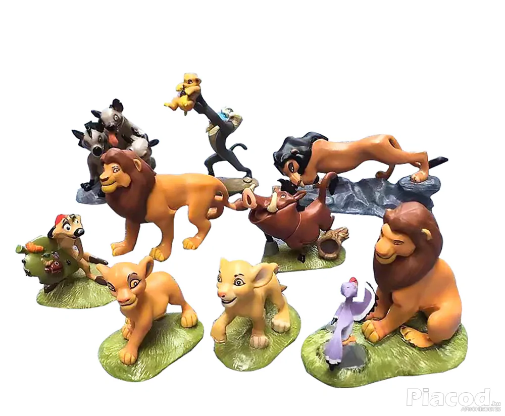 9 db-os Oroszlánkirály Lion King figura szett