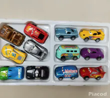12 db-os Cars Verdák jellegű mini autó szett
