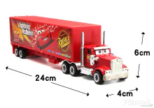 Verdák Cars - 7 db-os kamion és kisautó játék szett