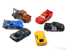 Verdák Cars - 7 db-os kamion és kisautó játék szett
