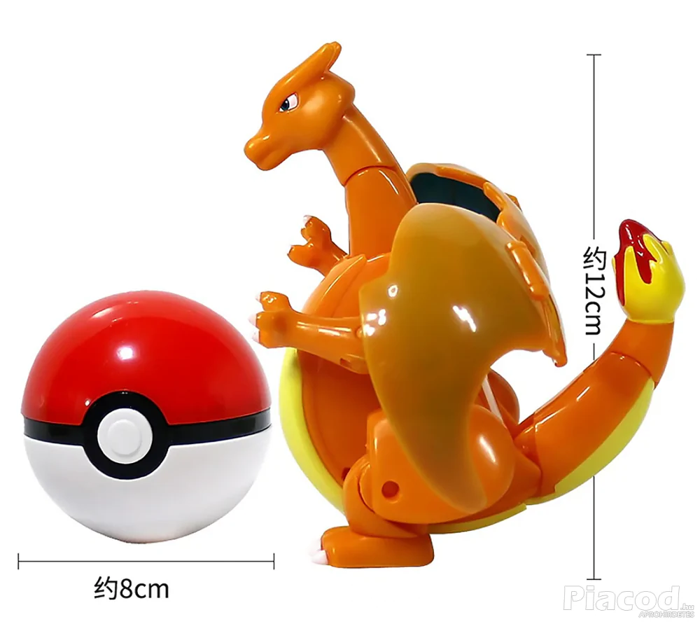 Pokemon labdába zárható Charizard figura 12 cm