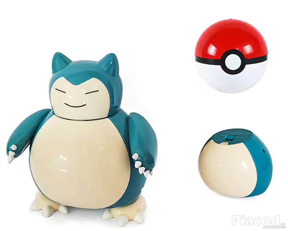 Pokemon labdába zárható Snorlax figura