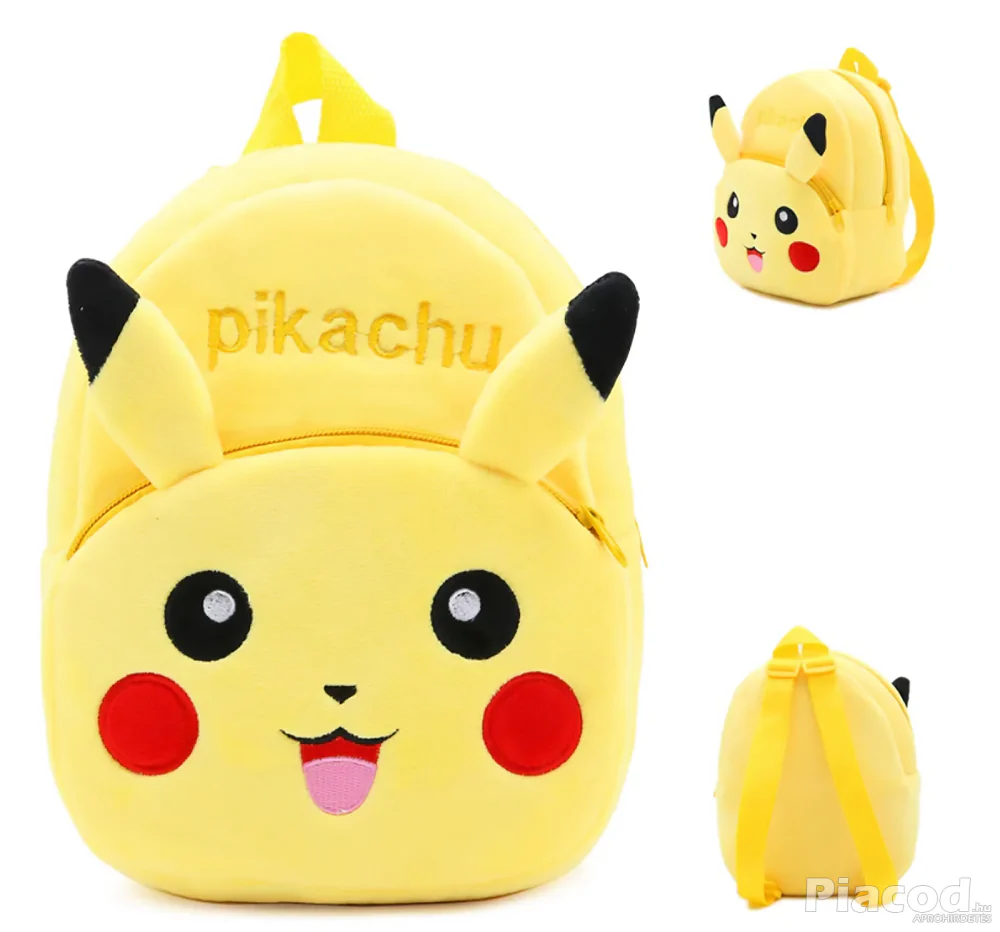 Pokemon Pikachu plüss hátizsák 20 cm