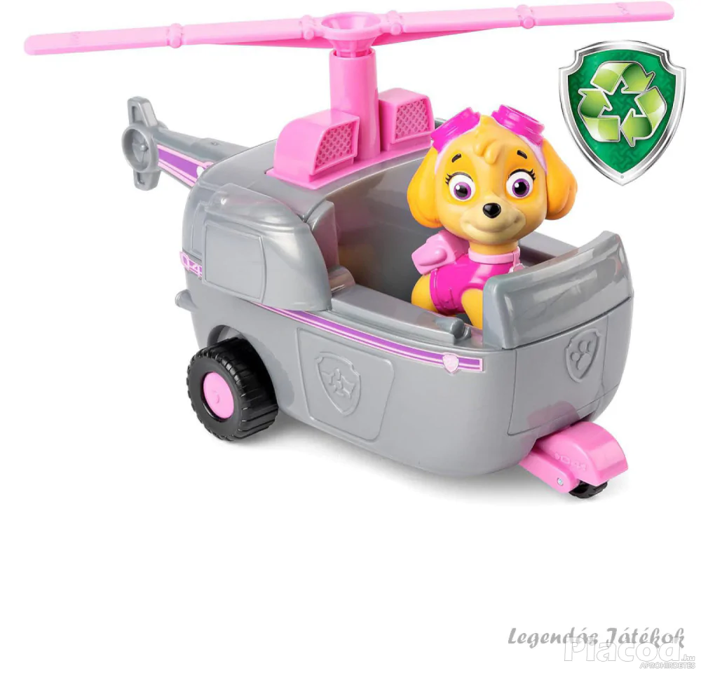 Mancs őrjárat - Skye figura helikopter járgánnyal Spin Master