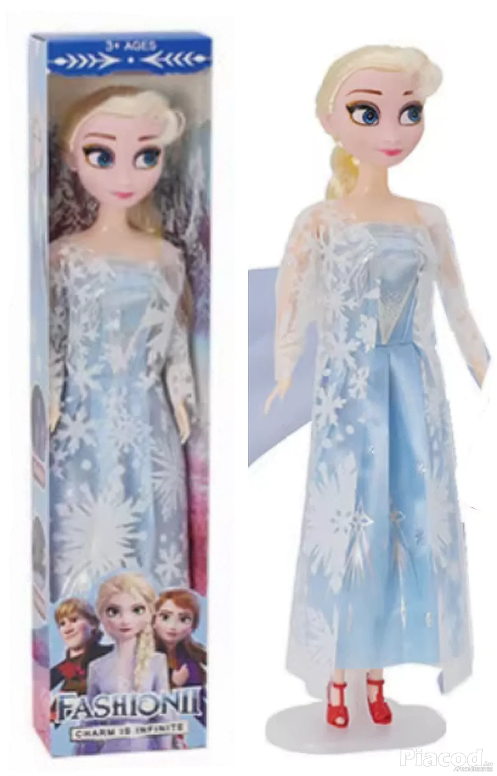Jégvarázs Frozen Anna vagy Elza baba többféle 28 cm